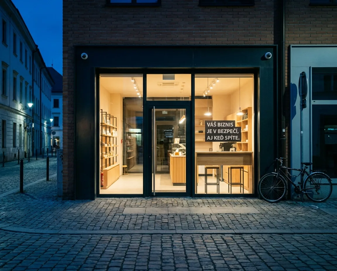 Kamerový a kontrolovaný prístup v kancelárskom priestore